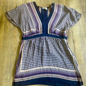 Silk Anthropology meadow rue silk top size small summer cute